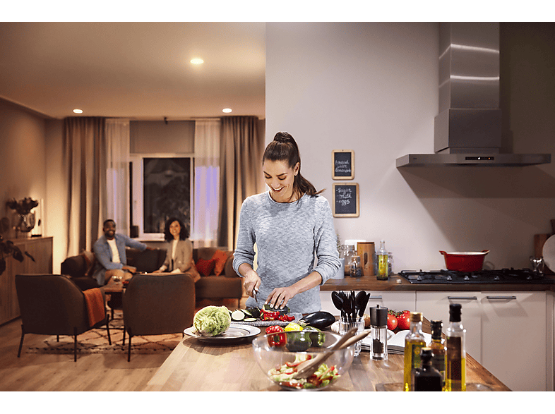 Philips Hue White & Col. Amb. E27 inkl. DimmerSwitch 3x1100 3er; Starter Set — Foto 4 von 5