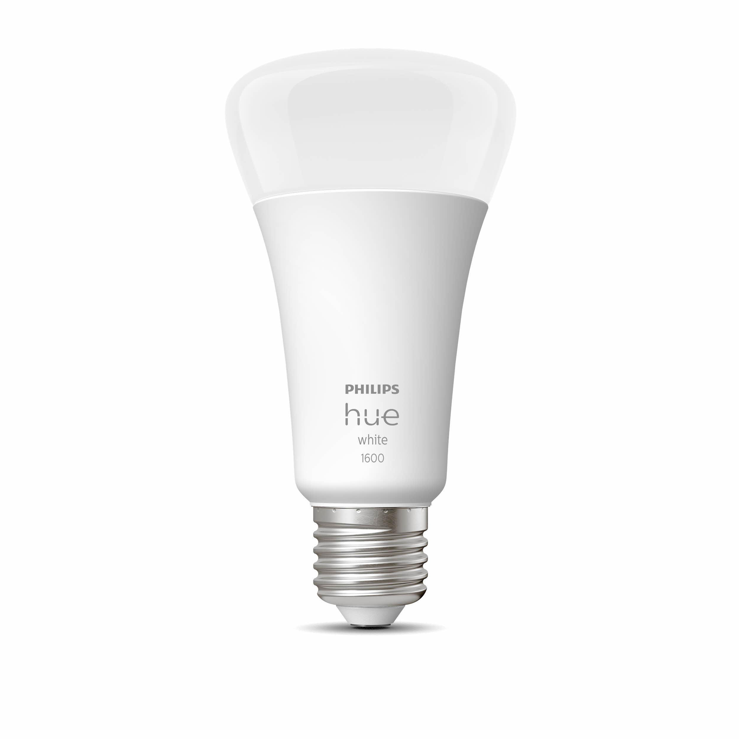 White Warmweiß PHILIPS Lampe LED E27 Hue Einzelpack