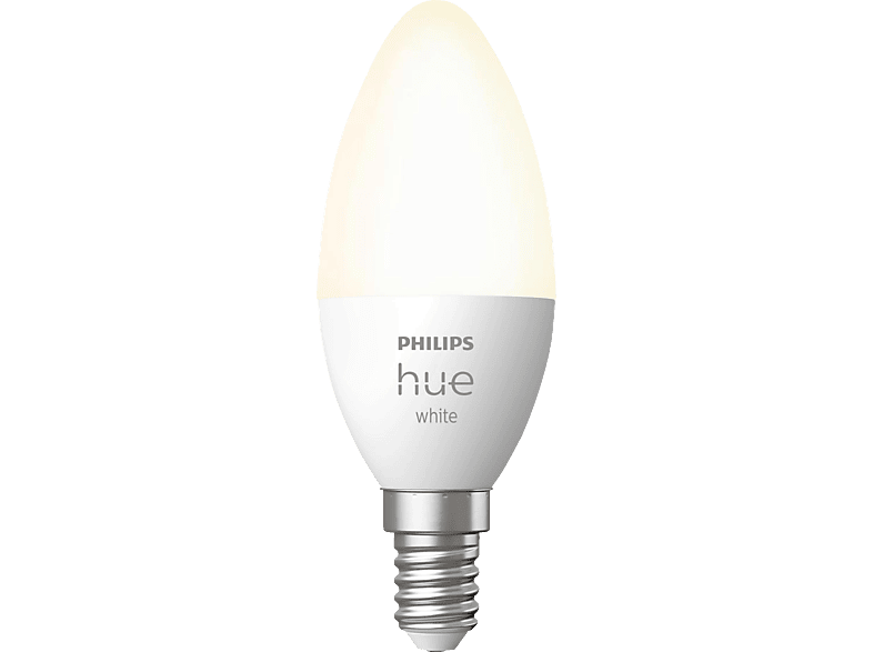 PHILIPS Hue Einzelpack Warmweiß E14 Lampe LED White