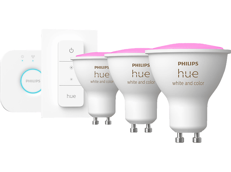Philips Hue White and Color Ambiance Starter-Set Starter Set Weiß StarterSet