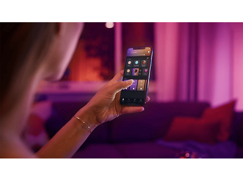 Philips Hue White and Color ambiance Starter-Set: GU10 - smarte Spots + Dimmschalter