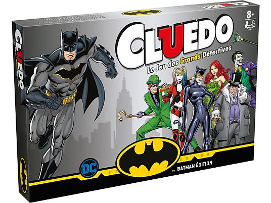 WINNING MOVES Monopoly - Cluedo : Batman Édition (Französisch) - Brettspiel (Mehrfarbig)