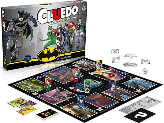 WINNING MOVES Monopoly - Cluedo : Batman Édition (Französisch) - Brettspiel (Mehrfarbig)