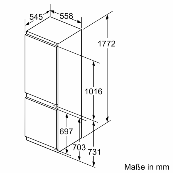 SIEMENS KI86SHDD0 iQ500 Kühlgefrierkombination (D, 272 l, 1772 mm hoch, k.A.)