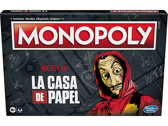 HASBRO Monopoly - La Casa de Papel (Französisch) - Brettspiel (Mehrfarbig)