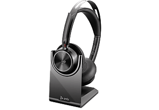 POLY Voyager Focus 2 UC - Bluetooth Headset mit Ladestation 