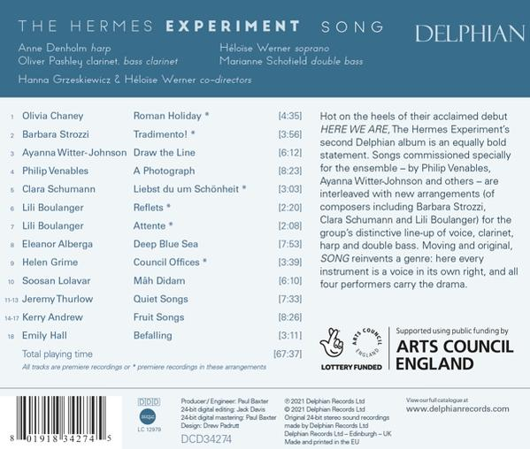 The Hermes Experiment - Song  - (CD)