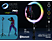 CELLULARLINE Selfie Ring Pro Multicolor - Luce anulare a LED (Multicolore)