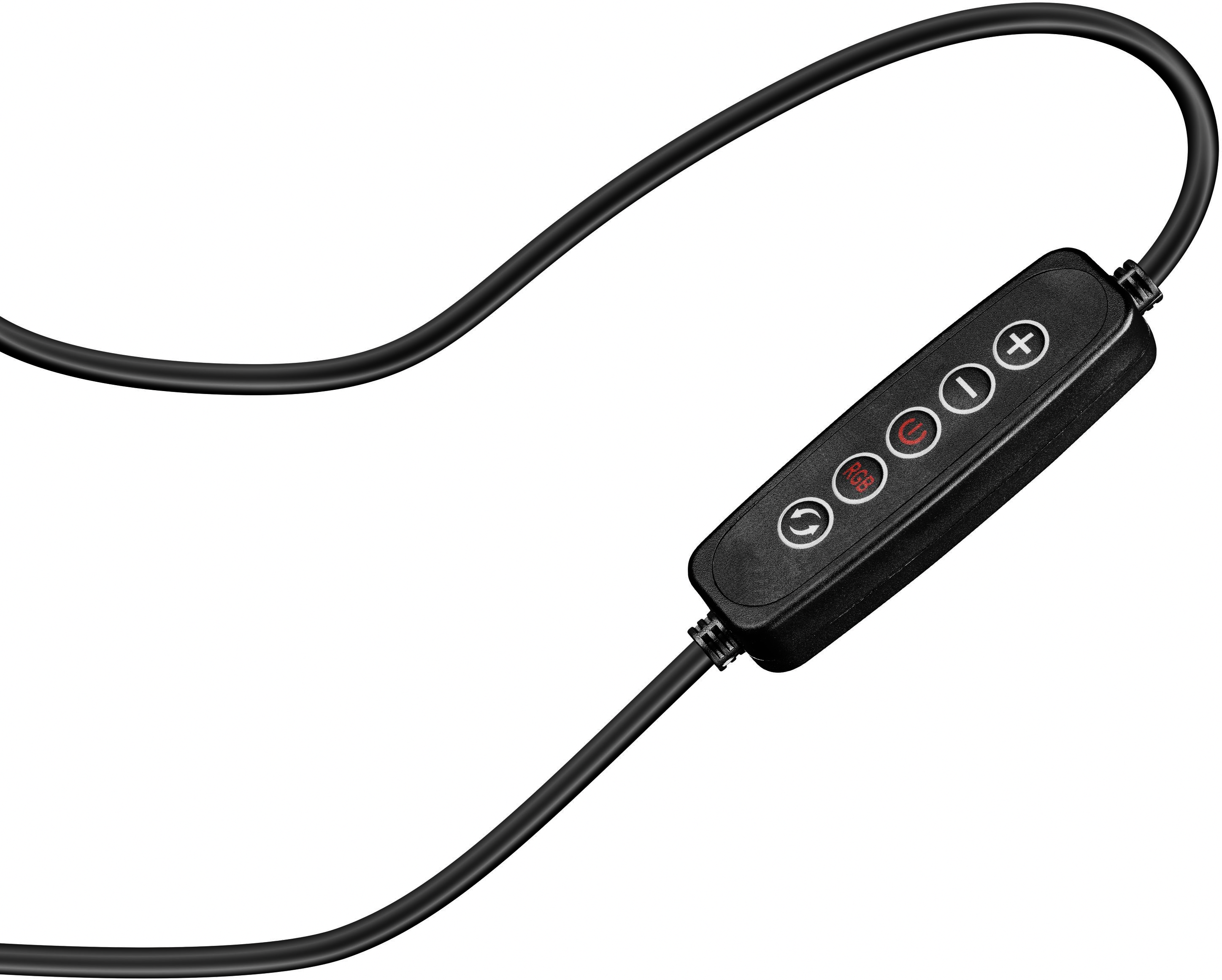 CELLULAR LINE Selfie Ring Pro Multicolor - Anneau lumineux à LED (Multicolore)