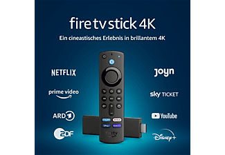 AMAZON Fire TV Stick 4K mit Alexa-Sprachfernbedienung (mit TV-Steuerungstasten) | 2021
