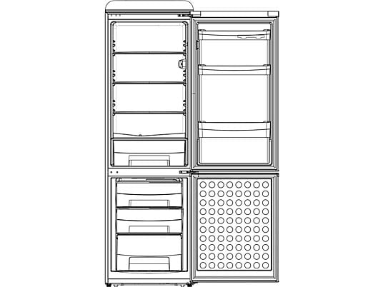 TRISA Frescolino Classic - Combinaison réfrigérateur-congélateur (appareil autonome)