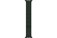 Apple Watch Correa de eslabones de piel, 45mm, Talla M/L, Verde secuoya