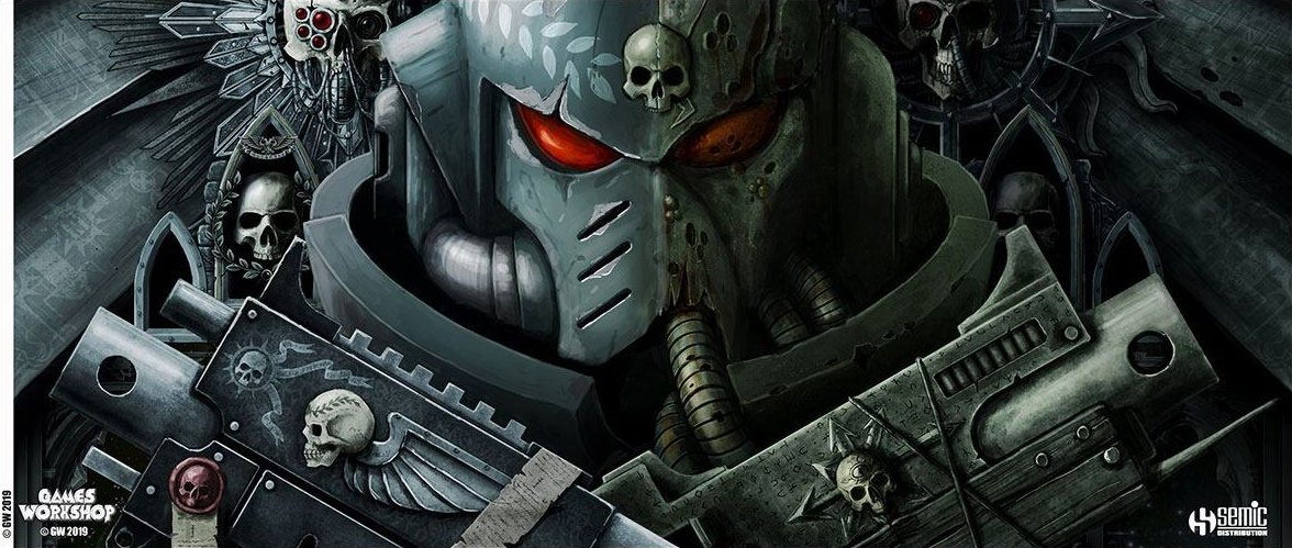SEMIC Warhammer 40K - Frontispice - Tasse (Gris / blanc / rouge)