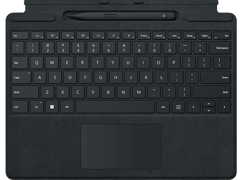 Schwarz Slim Keyboard Pen & Signature MediaMarkt Stifte Surface mit | Tastatur Tastaturen MICROSOFT 2 Pro