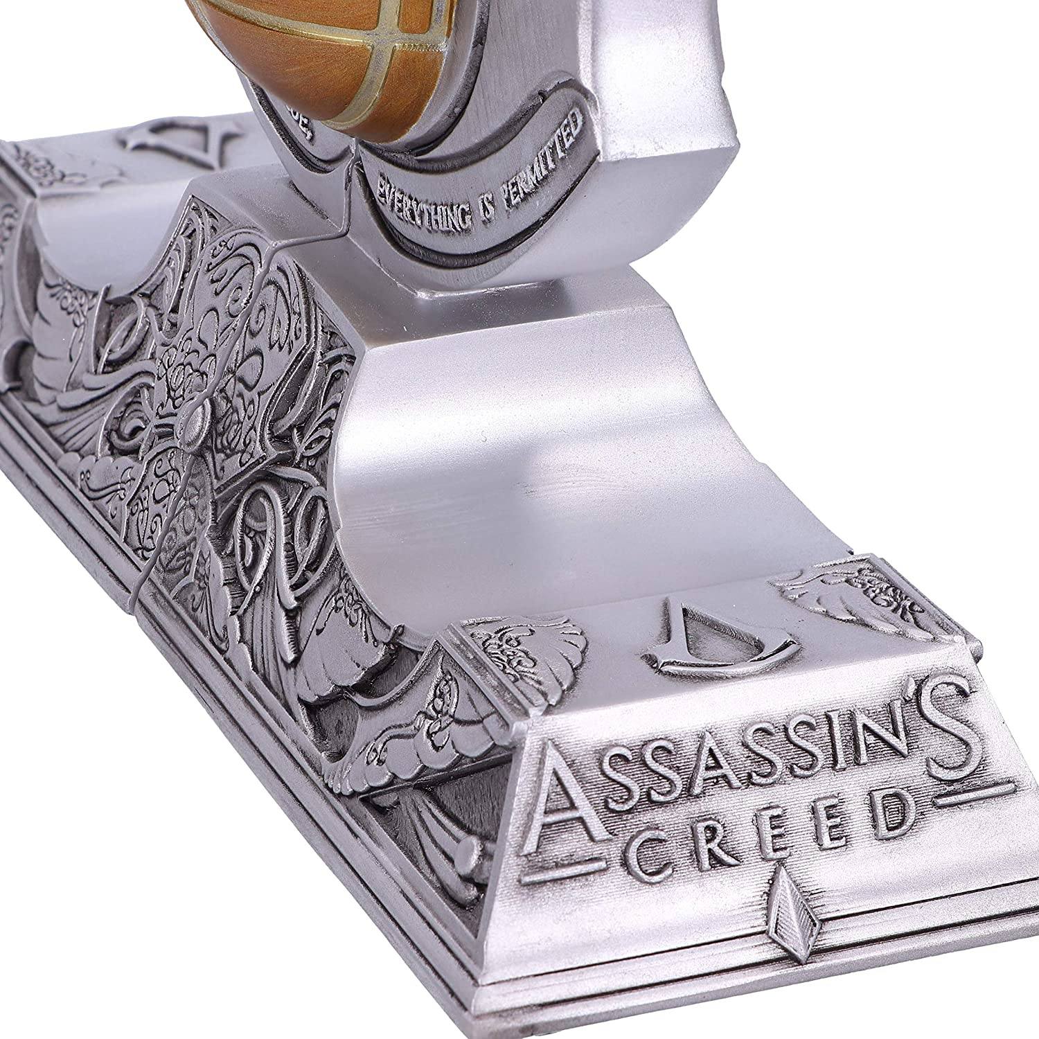 NEMESIS NOW Assassin's Creed - Edenapfel - Buchstützen (Silber/Gold/Schwarz)