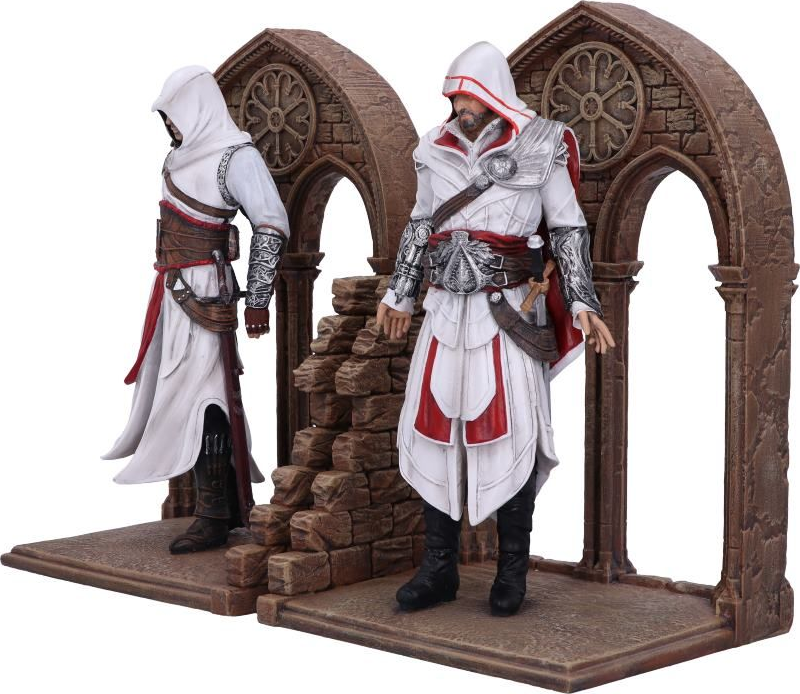 NEMESIS NOW Assassin's Creed - Altaïr & Ezio - Buchstützen (Mehrfarbig)