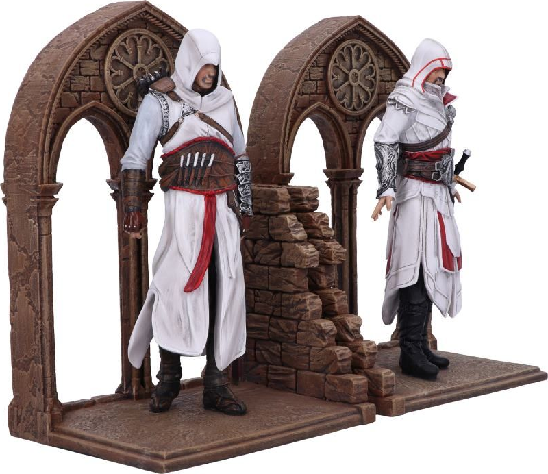 NEMESIS NOW Assassin's Creed - Altaïr & Ezio - Buchstützen (Mehrfarbig)