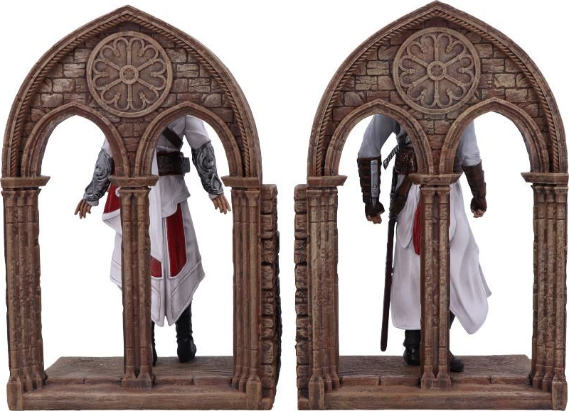 NEMESIS NOW Assassin's Creed - Altaïr & Ezio - Buchstützen (Mehrfarbig)