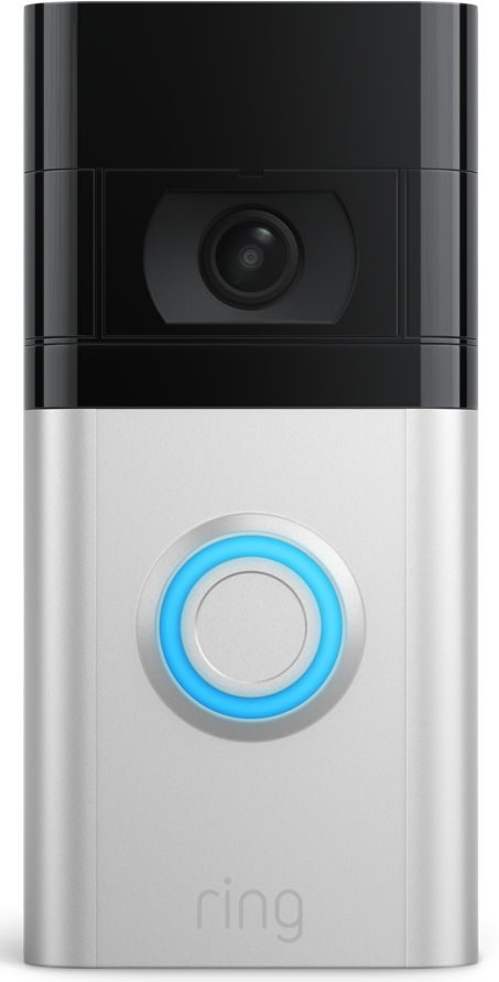 RING Sonnette vidéo intelligente Doorbell 4 Nickel Satiné (8VR1S1-0EU0) Sonnette vidéo