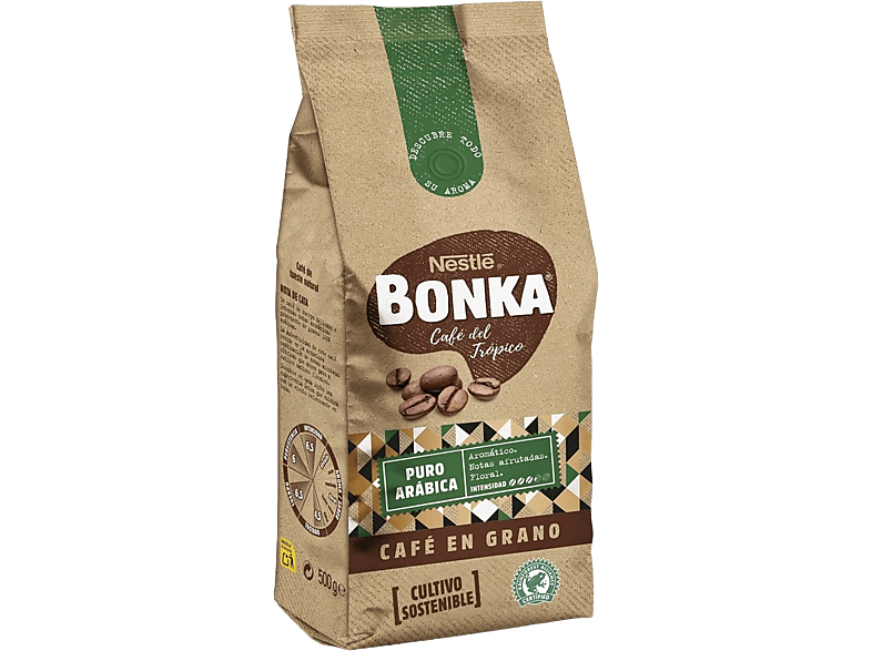 Café en grano  Nestlé Bonka, Café de tueste natural, 0.5 kg