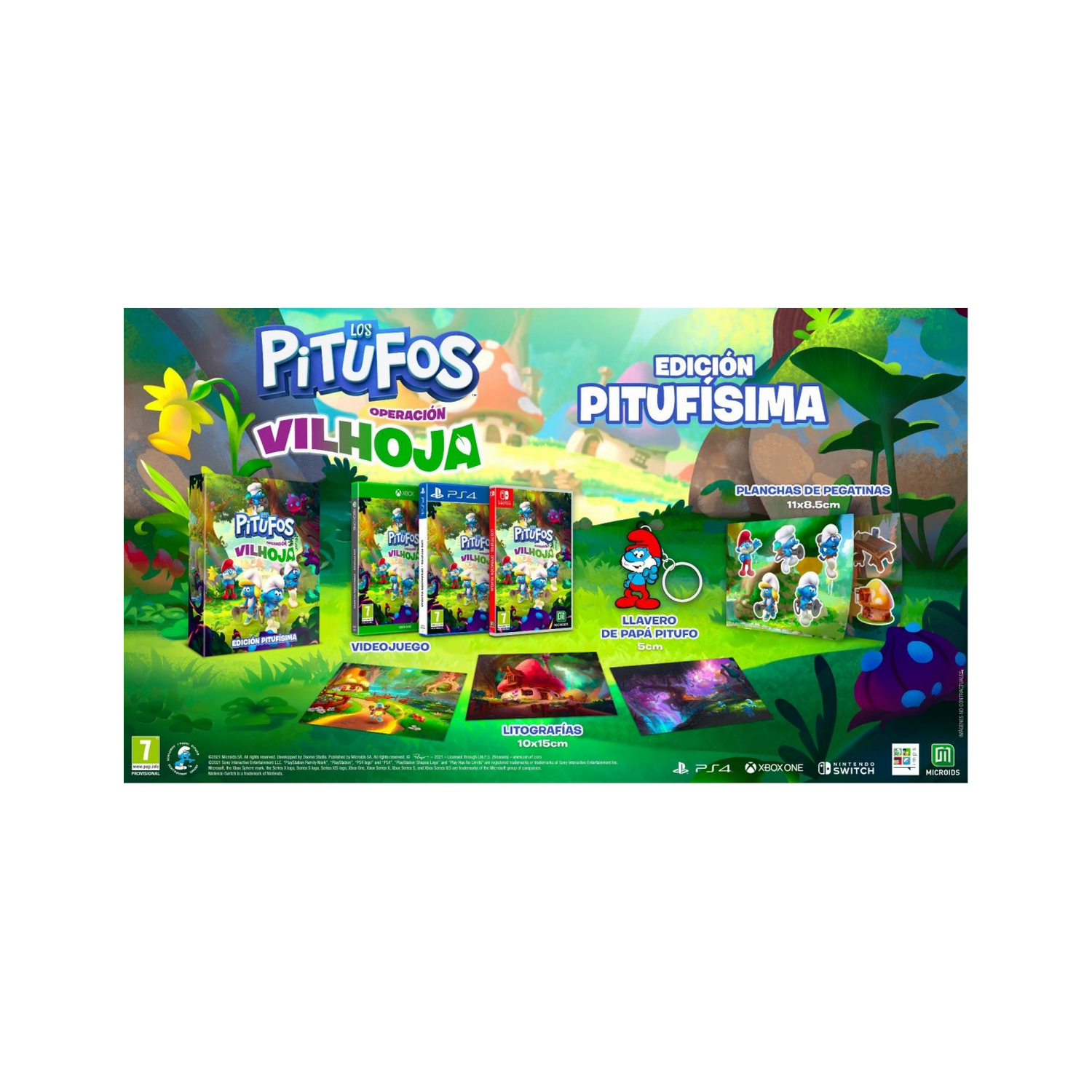 Nintendo Switch Los Pitufos Operación Vilhoja (Collector's Edition)