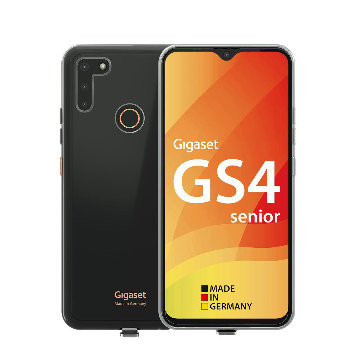 Dual SIM GIGASET 64 Black GB senior Deep GS4