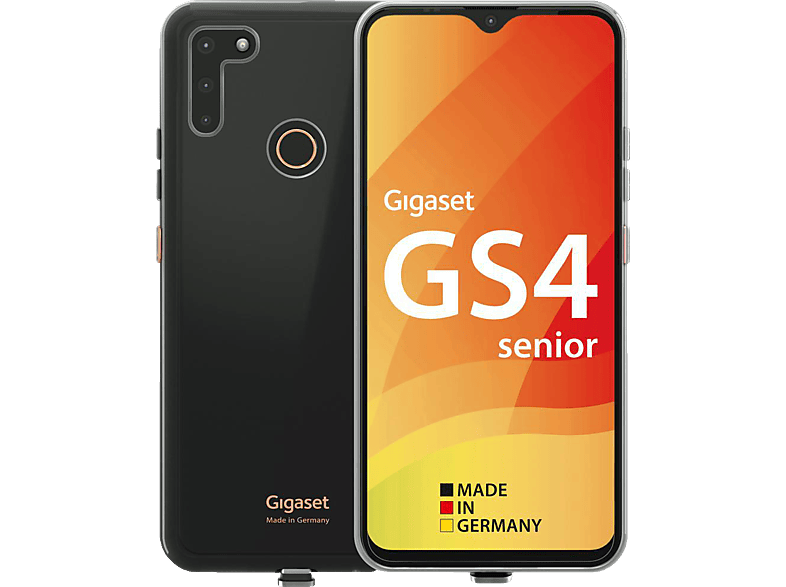 Dual SIM GIGASET 64 Black GB senior Deep GS4