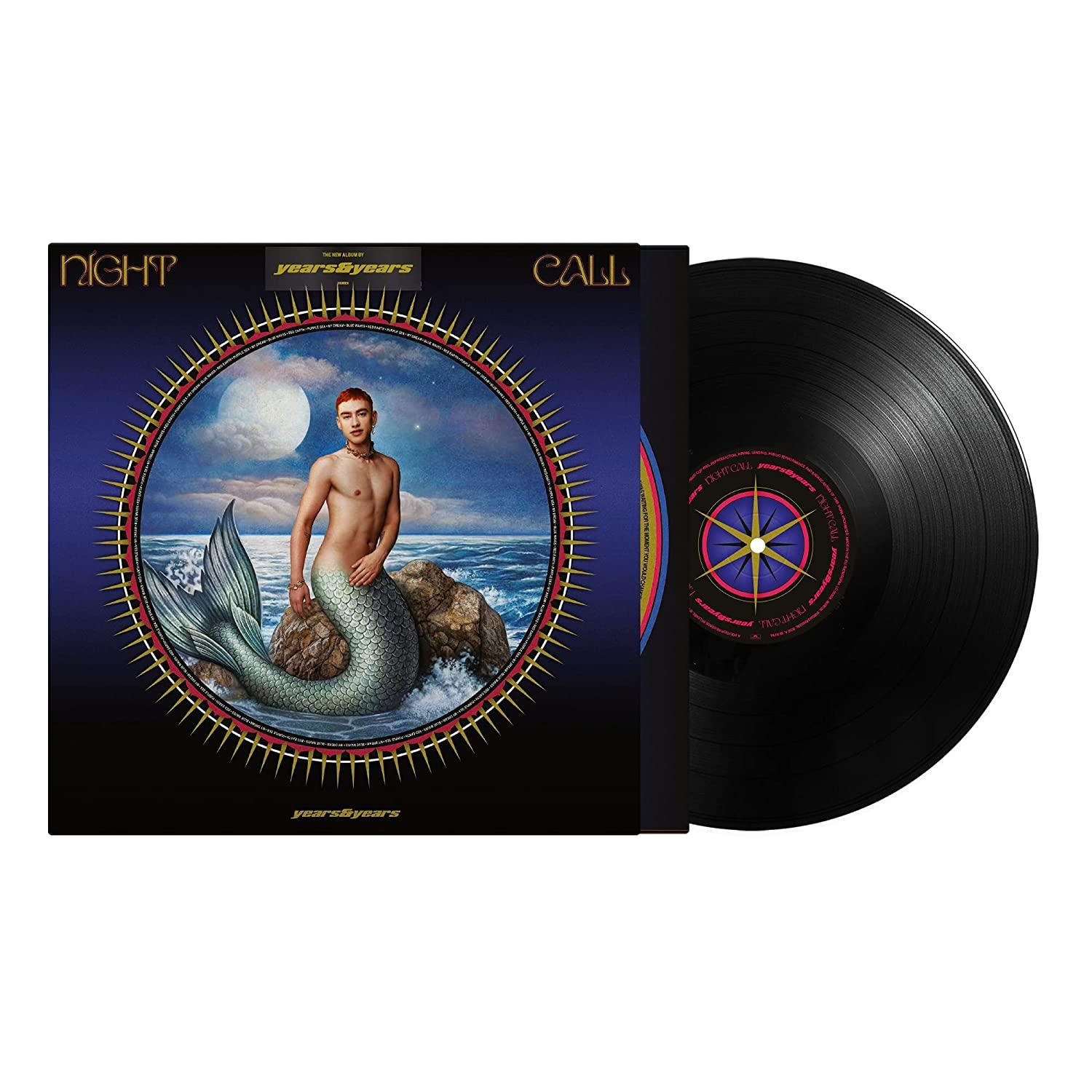 Albumhoes van een vinylplaat met een zeemeermin.