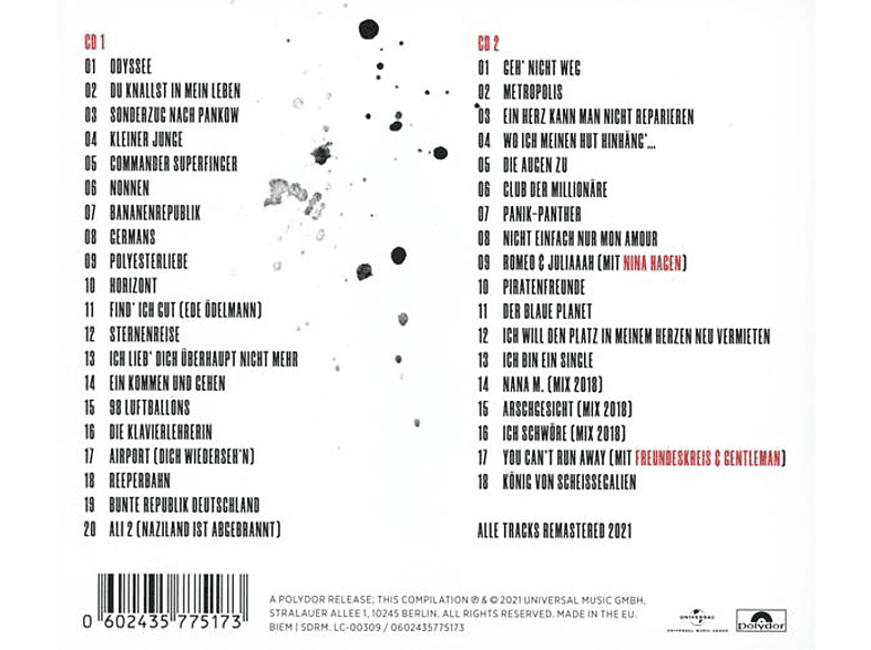 Thumbnail - Udo Lindenberg - LIndenberg 75 Jahre Panik (2CD) (CD)