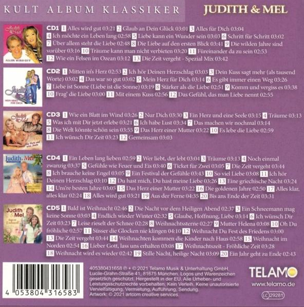 Eine CD-Hülle mit Text und Bildern eines Musikalbums.