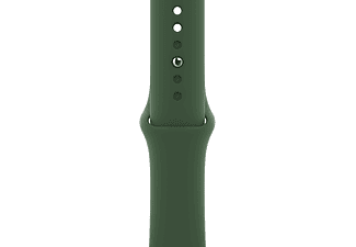 Apple Watch Sport Band, 45mm, Fluoroelastómero especial de alto rendimiento con cierre de clip, Verde trebol