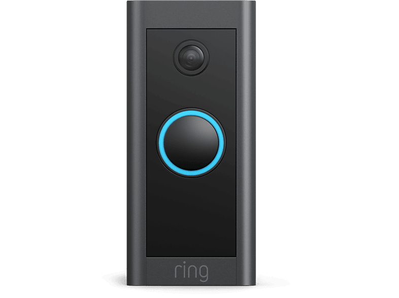 WiFi Video-Türklingel Mit Kamera – Kabellose Smart Doorbell Mit Nachtsicht, 2-Wege-Sprechanlage & PIR-Bewegungserkennung (IP65 Wasserdicht, Schwarz)