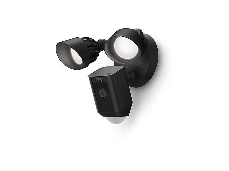 RING Floodlight Cam Wired Plus, Überwachungskamera, LED-Flutlichter (Anzahl Kameras: 1, für Außen, Nachtsichtfunktion, Netzbetrieb, Full-HD, Schwarz) — Foto 2 von 5