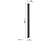VOGELS Chemin de câble 80 cm Noir (TVA 6000)