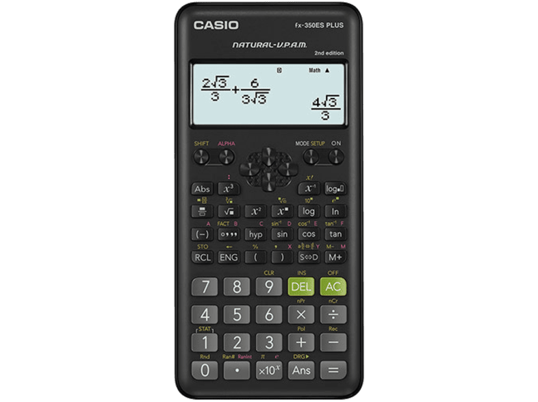 CASIO FX 350 ES Plus 2E tudom nyos sz mol g p MediaMarkt online