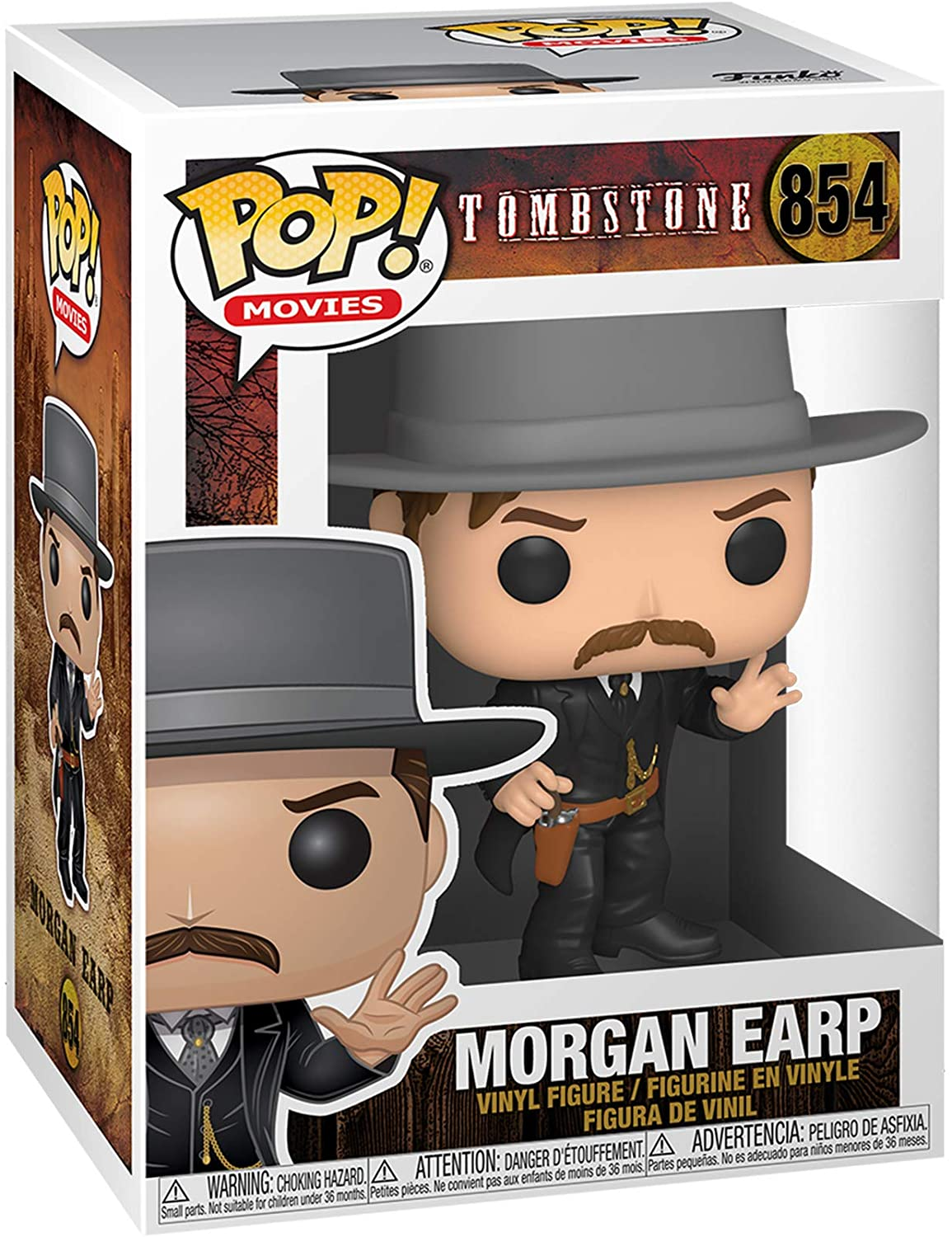 Figurine Funko Pop! de Morgan Earp du film Tombstone.