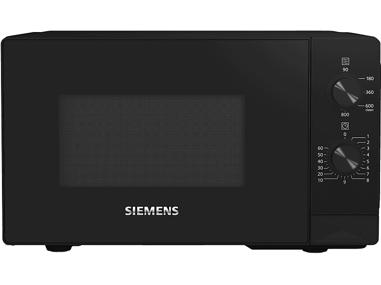 Siemens FF020LMB2 Mikrowelle (800 Watt, Freistehend, 20 l, Schwarz)