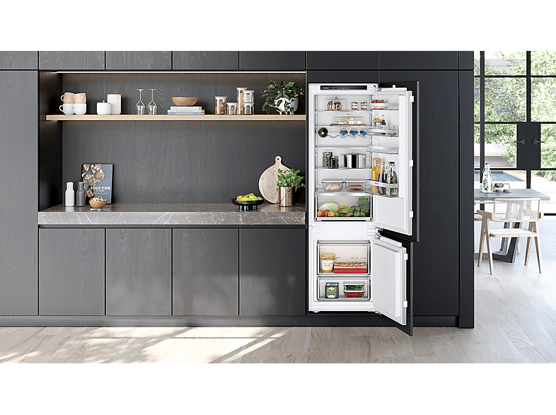 Siemens KI87VVFE1 Kühl- und Gefrierkombination (E, 270 l, 1772 mm hoch, vollintegrierbar, Weiß) — Foto 4 von 5