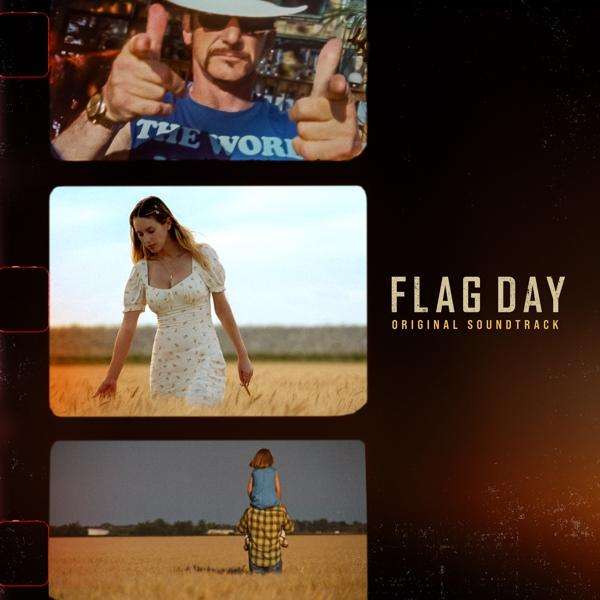 Bande de film avec trois photos. Un homme pointant, une femme dans un champ et un homme avec un enfant sur les épaules.