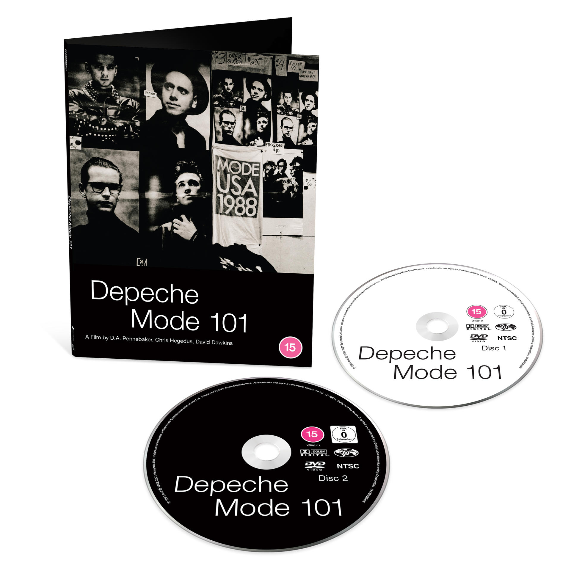 DVD-set: Depeche Mode 101 film met twee schijven.