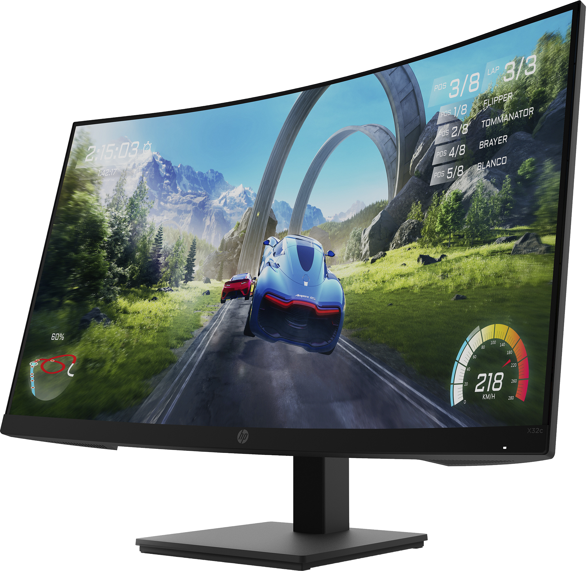 HP Écran gaming X32c Full-HD Curved 165 Hz (33K31AA)