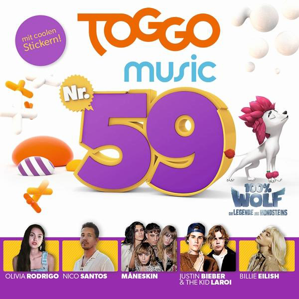 Albumcover mit Toggo Music Logo und der Nummer 59. Enthält mehrere Musikkünstler.