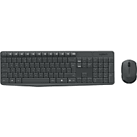 MediaMarkt LOGITECH MK235 Draadloos toetsenbord en muis aanbieding