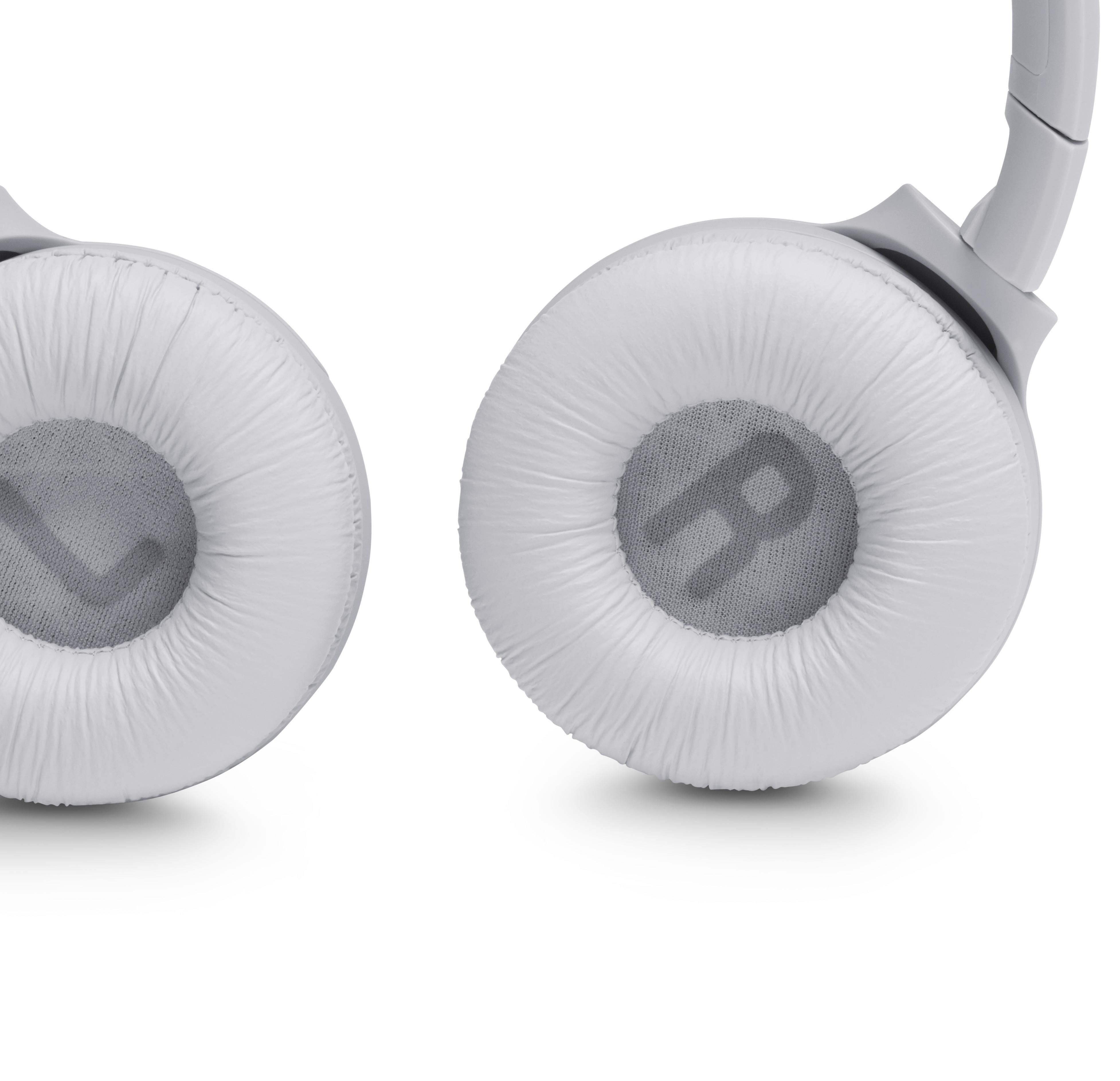 JBL Tune 500 BT, On-ear Kopfhörer Bluetooth Weiß