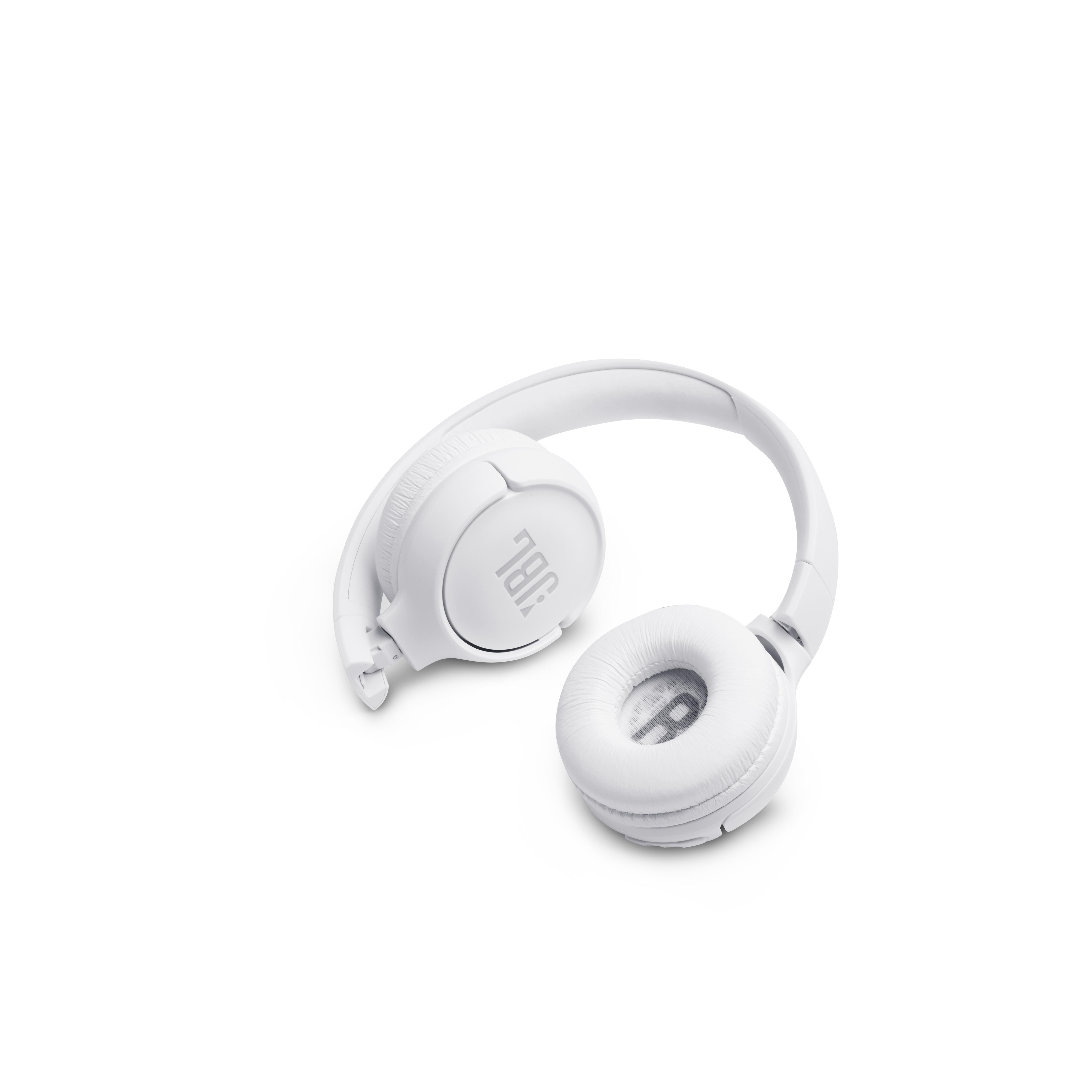 JBL Tune 500 BT, On-ear Kopfhörer Bluetooth Weiß