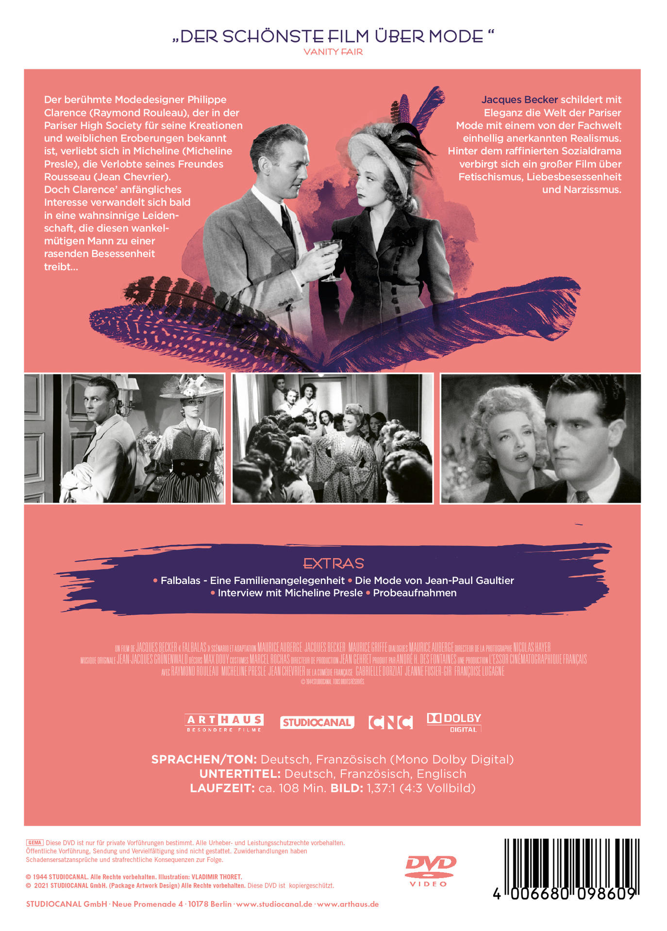 DVD-Hülle mit Filmplakat und Schauspielern auf dem Cover.