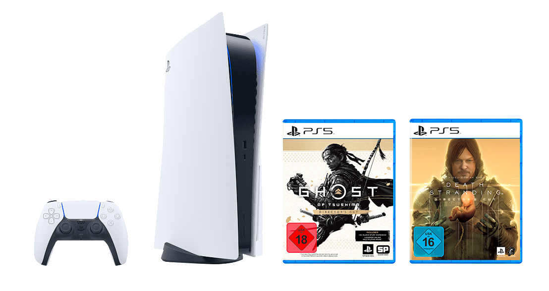 SONY PlayStation®5 + GHOST OF TSUSHIMA + DEATH STRANDING DC (NUR ONLINE)