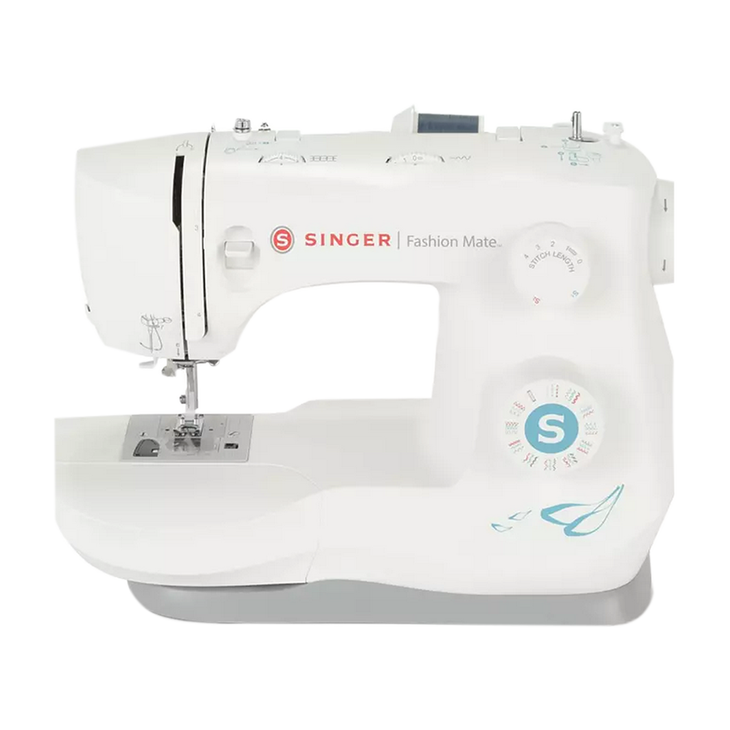 Máquina de coser - Singer Fashion Mate TM 3342, 34 Puntadas útiles, Portátil, Blanco