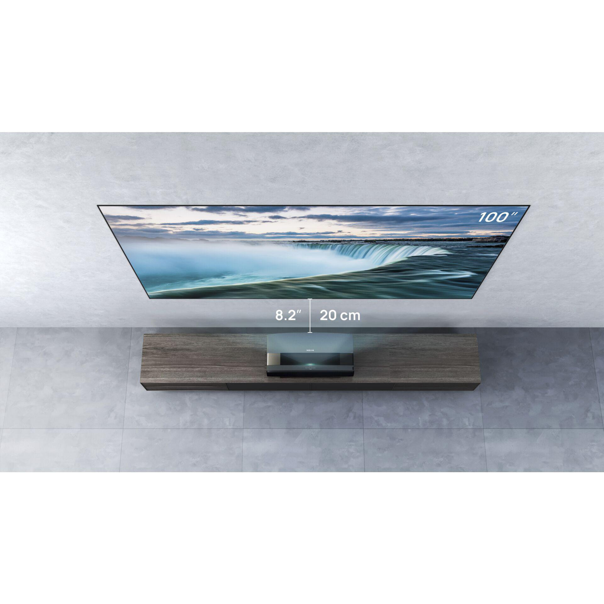 XGIMI AURA 4K Beamer(UHD 4K, 3D, 2400 ANSI-Lumen, WLAN)