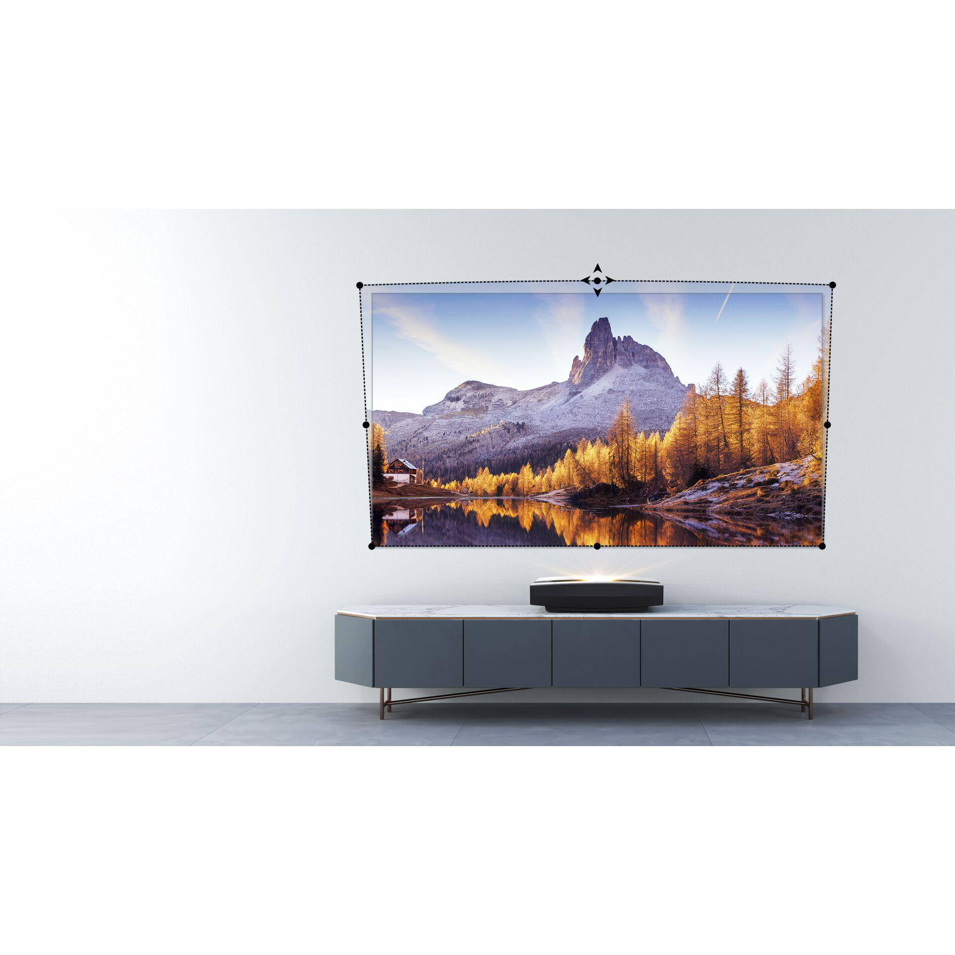 XGIMI AURA 4K Beamer(UHD 4K, 3D, 2400 ANSI-Lumen, WLAN)